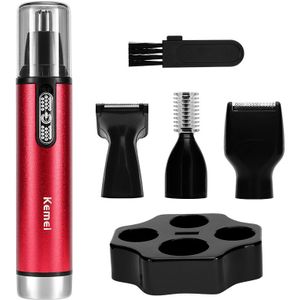 4 In 1 Oor Neus Haar Trimmer Clipper Professionele Pijnloos Wenkbrauw En Gezichtshaar Trimmer Voor Mannen Vrouwen Ontharing scheermes