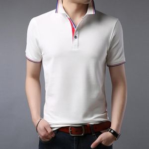 Zng Zomer Mannen Polo Shirt Kleding Puur Katoen Mannen Business Casual Mannelijke Polo Shirt Korte Mouw Ademend Shirt