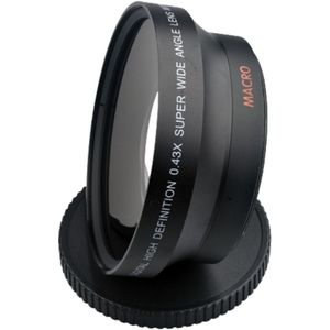 67Mm 0.43X Professionele Groothoek Lens Optische Glas Ultra Groothoek Fisheye Lens Voor Digitale Camera 'S