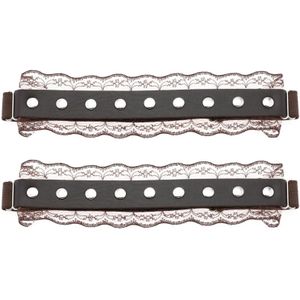 12 Kleuren 1 Paar Vrouwen Vrouwelijke Been Kousenband Klinknagels Meisjes Lace Trim Decoratieve Riem Verstelbare Been Lus Bretels