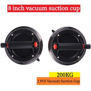 8 Inch Vacuüm Zuignap 200Kg Lager Capaciteit Zware Vacuüm Lifter Voor Graniet Tegel Glas Handleiding Lifting Zuig cup 2022