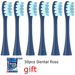 Opzetborstels Voor Oclean Flow/X Pro Elite/X Pro/F1/Z1/Een/air2 Sonic Elektrische Tandenborstel Nozzles Zachte Dupont Bristle