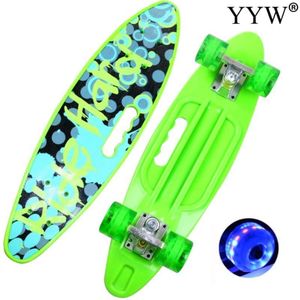 Skateboard Penny Mini Cruiser Enkele Kicktail Rocker 4 Wiel Tiener Meisjes Kids Volwassen Schaatsen Straat 9 Kleuren Skate Board