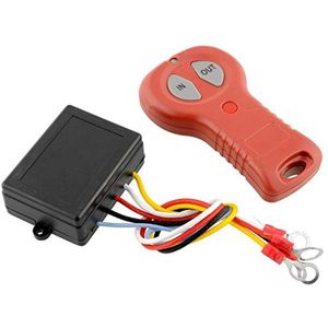 Winch Wireless Remote Control Set Kit for Bulldog for Jeep Atv Suv Offroad Dc 12V-24V Remote Controls Winch