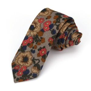 Stropdassen voor Mannen Toevallige Katoen Hals Voor Bruiloft Das Dassen voor Business Mannen Skinny Slanke Klassieke Print Tie stropdassen