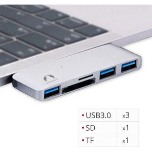 Snowkids Laptop Hub Dock Port Expansion Externe Usb Usb Type C Naar Usb Een Power Adapter Sd Tf Voor Macbook huawei Samsung