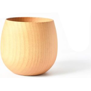 Japan Stijl Hout Cup -proof Houten Koffie/Melk/Wijn/Thee Kopjes Creatieve Eco Vriendelijke Drinkware houten Bestek