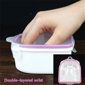 Nagellak Remover Plastic Thicken Soaker Kom Nail Art Gel Soak Tool
