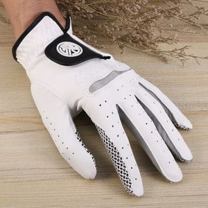1 Pc Mannen Enkele Handschoen Warme Lamsleren Duurzaam Anti-Gleed Golf Handschoenen Handen Bescherming Cover Sport Handschoenen Voor rijden