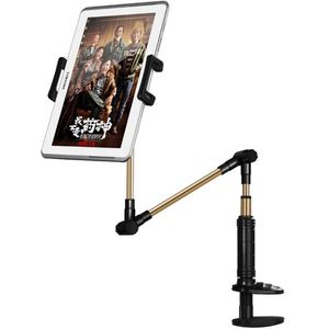 Vouwen Lange Arm Tablet Telefoon Stand Houder Voor Ipad Samsung Kindle 4-14 Inch 360 Rotatie Sterke Lazy Bed tablet Beugel
