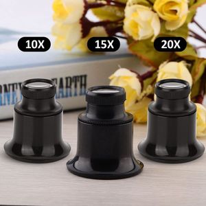 10 x/15x/20x Horloge Eye Vergrootglas Loep Reparatie Horloge Sieraden Tool Vergrootglas Loupe Lens Vergrootglas voor horlogemaker