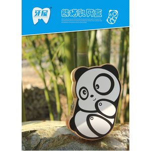 Panda Baby Lanugo Melktanden Houten Box Veilige Milieuvriendelijke Creatieve