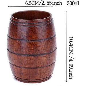 200/300/350Ml Houten Mok Cup Drink Water Thee Wijn Koffie Drinkbeker Milieuvriendelijke Klassieke Natuurlijke Hout cup Koffie Thee Gereedschap