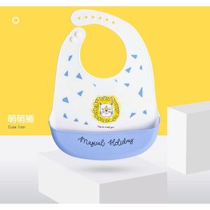 Herbabe Waterdichte Siliconen Voeden Slabbetjes Voor Peuter Kids Cartoon Schort Pasgeboren Baby Verstelbare Spuugdoekjes Leuke Pocket Slabbetjes