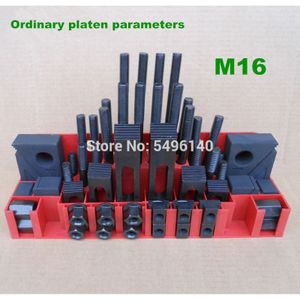 Freesmachine Vastklemmen Set 58 Pcs M16 Molen Klem Kit Machine Tool Freesmachine Accessoires Set