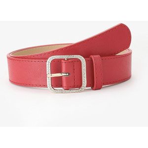 Lente En Zomer Mode Diamant Ingelegd Dames Vierkante Gesp Toevallige Riem Decoratieve Jurk Sub-Riem Vrouwelijke Breedte