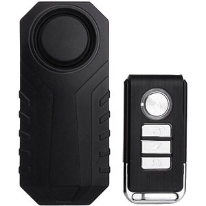 New113Db Loud Draadloze Fiets Anti-Diefstal Alarm Waterdichte Deur/Raam Trillingen Alarm Ligent Afstandsbediening Alarm