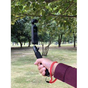 Selfie Stok Uitbreiding Pole Stick Statief Voor Dji Pocket2 Vouwen Stabilizer Staaf Monopod Gimbal Houder Clip 1/4Inch schroef Mount