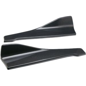 48Cm Universal Carbon Fiber Achterbumper Spoiler Canards Diffuser Auto Side Fin Scratch Protector Rear Lip Wrap Hoek Splitters