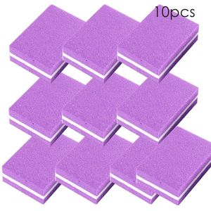 10x Nagelvijl 180/240 Sanpaper Bestand Oranje Stok Nail Buffer Blok Professionele Zand Papier Trimmer Polish Manicure Tool BE1542-1