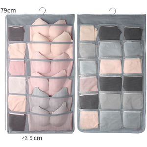 Opknoping Opbergtas Voor Ondergoed Opknoping Boeken Organizer Kledingkast Closet Hanger Draagbare Kleding Opbergtas Thuis