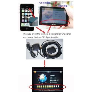 Super Auto GPS signaal versterker Gps signal booster signaalversterker, Auto GPS signaal Ontvanger & Antenne