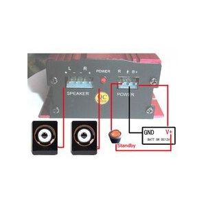 500W Kabel Aluminiumlegering Audio Versterker Amp Versterker Audio 20Hz ~ 20Khz Mp3 Mp4