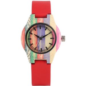 heren Horloge Luxe Houten Quartz Horloge Populaire Unieke Candy Kleur Volledige Hout Pols Vrouwen Horloge Mannelijke Klok Souvenir