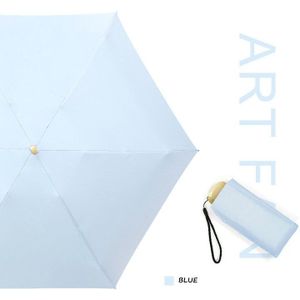 Kleine Pocket 5 Opvouwbare Mini Paraplu Ultra-Dunne Licht Potlood Paraplu Regen Vrouwen Paraplu Voor Lady Zon Regenkleding parasol