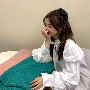 Gaganight Gebreide Effen Vrouwen Losse Vest Lente Herfst Mode Meisjes Uitloper Vesten Chic Koreaanse Stretchy Tops Ropa Mujers
