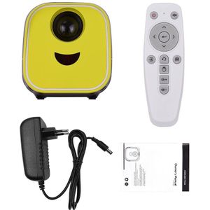 Mini Led Video Kinderen Projector Thuis Familytheater Movie Projector 480*320 Native Resolutie 50000 Uur Met Afstandsbediening