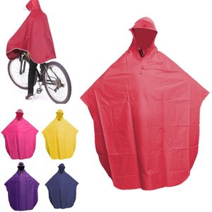 Mannen Vrouwen Fietsen Fiets Regenjas Rain Cape Poncho Hooded Winddicht Regen Jas Scootmobiel Cover Regenjas