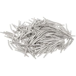 200Pcs Rvs Gebogen Lente Bar Pins Link Voor Horloge Band 16-26Mm