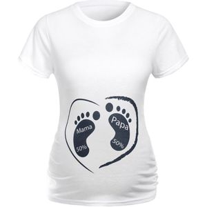 Moederschap tops Vrouwen Moederschap Korte Mouwen Cartoon Print Tops T-shirt Zwangerschap Kleding