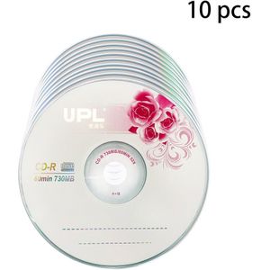 10Pcs CD-R 700Mb/80Min Lege Schijf Grade Een 52X Multispeed Stabiele Cd Schijf Voor De Backup en Opslag Van Gegevens Foto &#39;S Muziek Etc