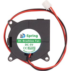 Blower Fan 5 V 12 V 24 V 40mm Turbine Turbo Fan 40x20mm 4020 DC Borstelloze koeling Dual Kogellager voor 3D Printer Extruder Hotend