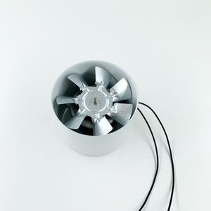 Mini Metalen Duct Ventilator Voor Badkamer Wc Air Ventilatie Met Power Kabel