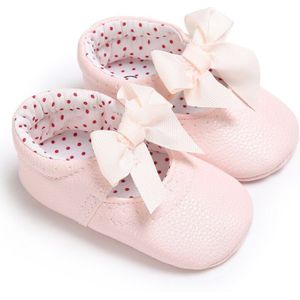 Leuke Baby Schoenen Baby Baby Kids Strik Casual PU Prinses Schoenen Peuters Slip in Prewalkers 0-18 M