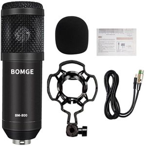 Bm 800 Professionele Condensator Microfoon Mic Studio Microfoon Voor Gaming Pc Computer Karaoke Kit Bm-800 Bm800 V8 Geluidskaart