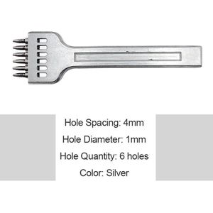 Leathercraft Gereedschap Punch Snijden Stitch Voor Portemonnee Riem Perforator Lederen Template Oogje Craft Gestanst Stitch Naaien Tool