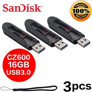 Sandisk CZ600 Usb 3.0 Flash Pen Drive 256Gb 128Gb 64Gb 32Gb 16Gb Usb Flash Drive sandisk Pendriv Voor Snelheid Kopie Op De Computer