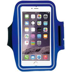 HAWEEL Sport Armband Case met Oortelefoon Gat & Key Pocket voor iPhone 6 Plus voor Samsung Galaxy S6/S5