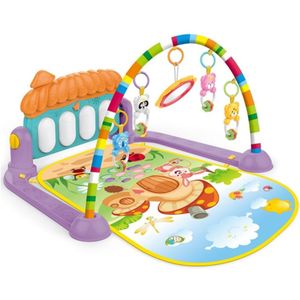 Baby Activiteit Gym Kick En Spelen Piano Mat Center Met Melodieën Rammelaar Muzikaal Speelgoed Tummy Tijd Mat Voor Baby Peuter