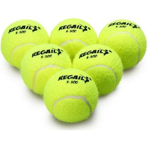 Pak Van 12 Drukloze Tennis Ballen Met Mesh Bag Rubber Bounce Training Praktijk Tennis Ballen Huisdier Speelgoed