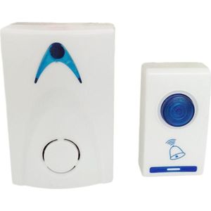 Led Draadloze Chime Deurbel DC3V Gate Alarm Deurbel & Wireles Afstandsbediening 32 Tune Liedjes C1