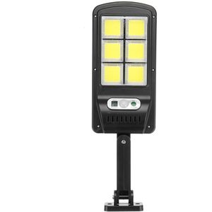 Led Zonne-straatverlichting 128 Cob Outdoor Security Verlichting Wandlamp Waterdichte Motion Pir Sensor Smart Controle Lamp