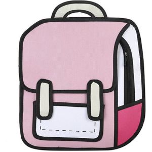 Oxford Doek Creatieve Vrouwen 2D Tekening Rugzak Cartoon Schooltas Tiener Meisjes Dagrugzak