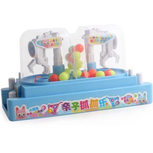 Traditionele Arcade Dubbele Battle Candy Collector Pop Grijpen Machine Desktop Mini Grappige Ontwikkeling Interactief Speelgoed Klauw Machine