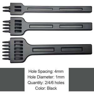 Leathercraft Gereedschap Punch Snijden Stitch Voor Portemonnee Riem Perforator Lederen Template Oogje Craft Gestanst Stitch Naaien Tool