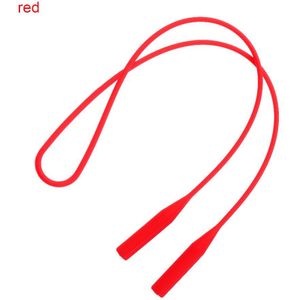 2Pcs Siliconen Brillen Bandjes Ketting Sport Band Cord Holder Elastische Anti Slip String Touwen